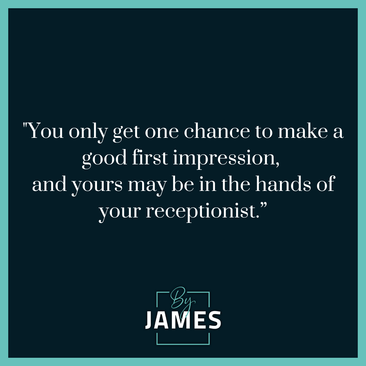 Why is your reception area important? And so is your receptionist?